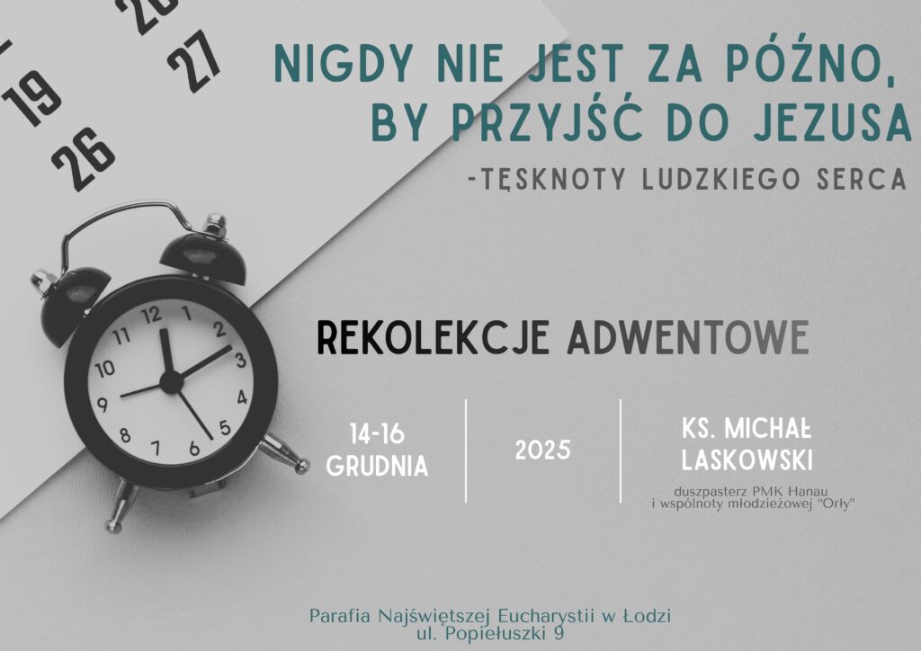 Rekolekcje Adwentowe 14-16 grudnia 2025