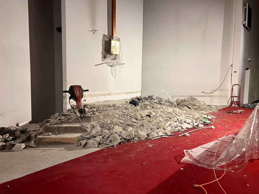 Remont prezbiterium – etap I – 2023